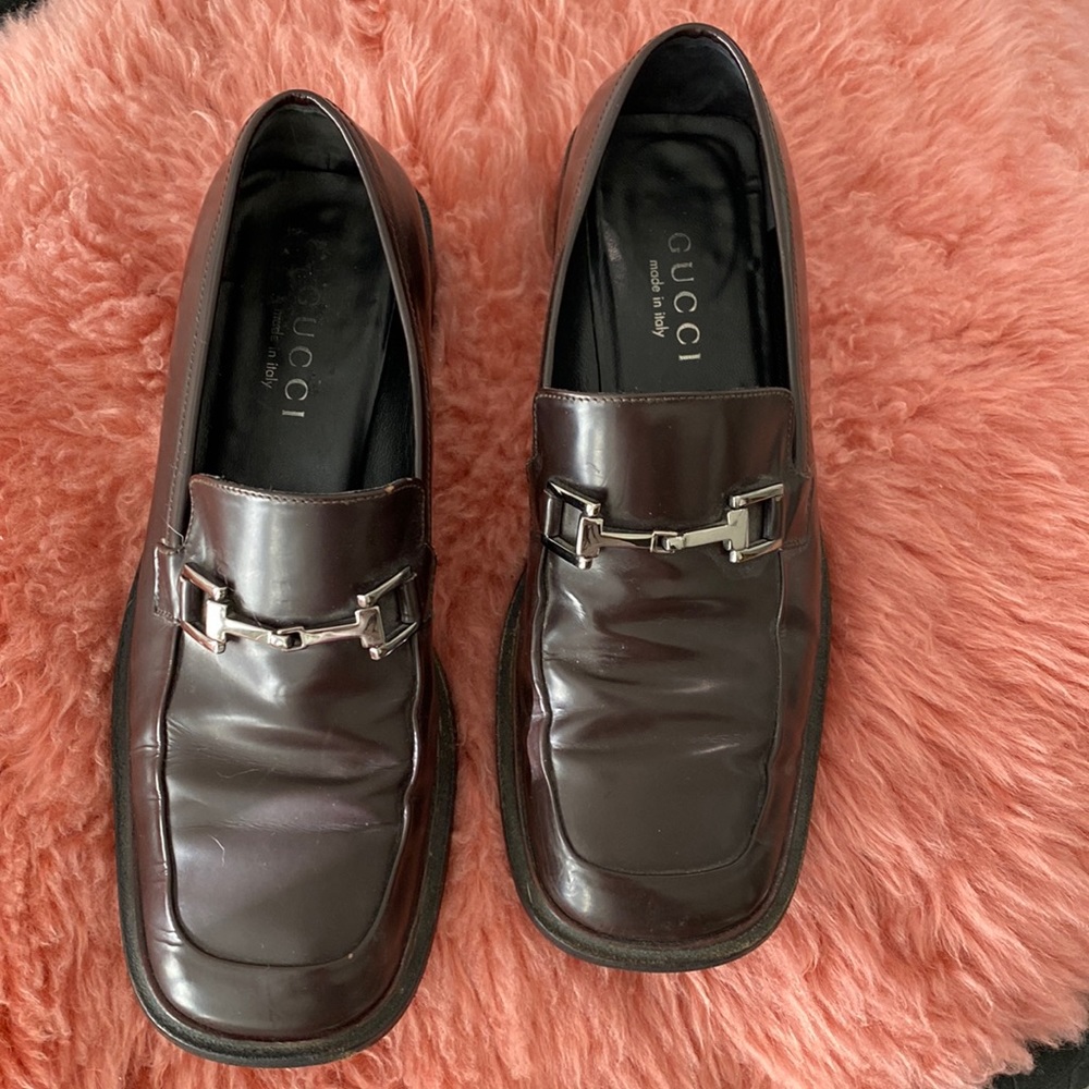 Brown Gucci loafers, size 7b ***authentic***